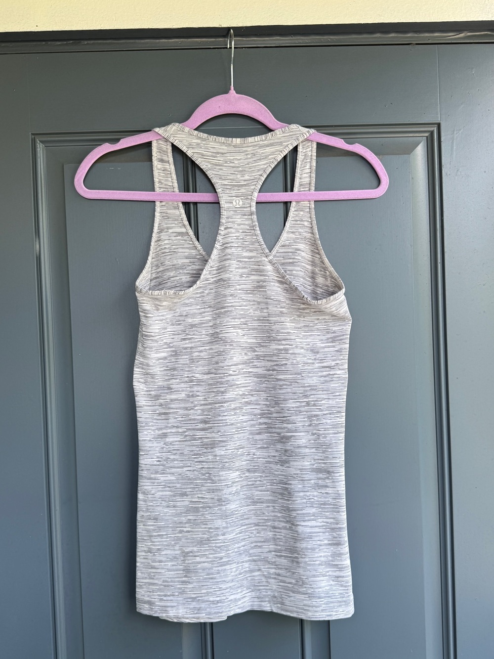 Lululemon Light Gray Racerback Tank Top - Size 6